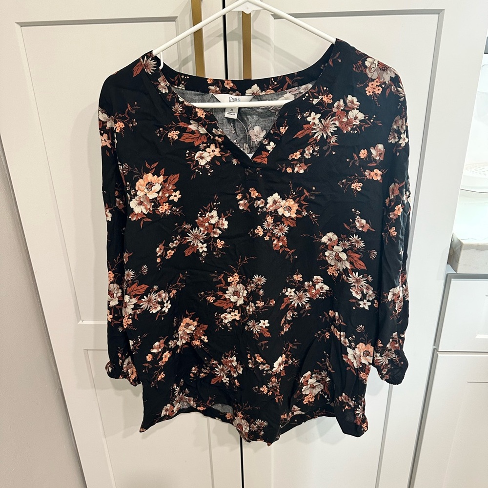 Croft & Barrow Floral Blouse